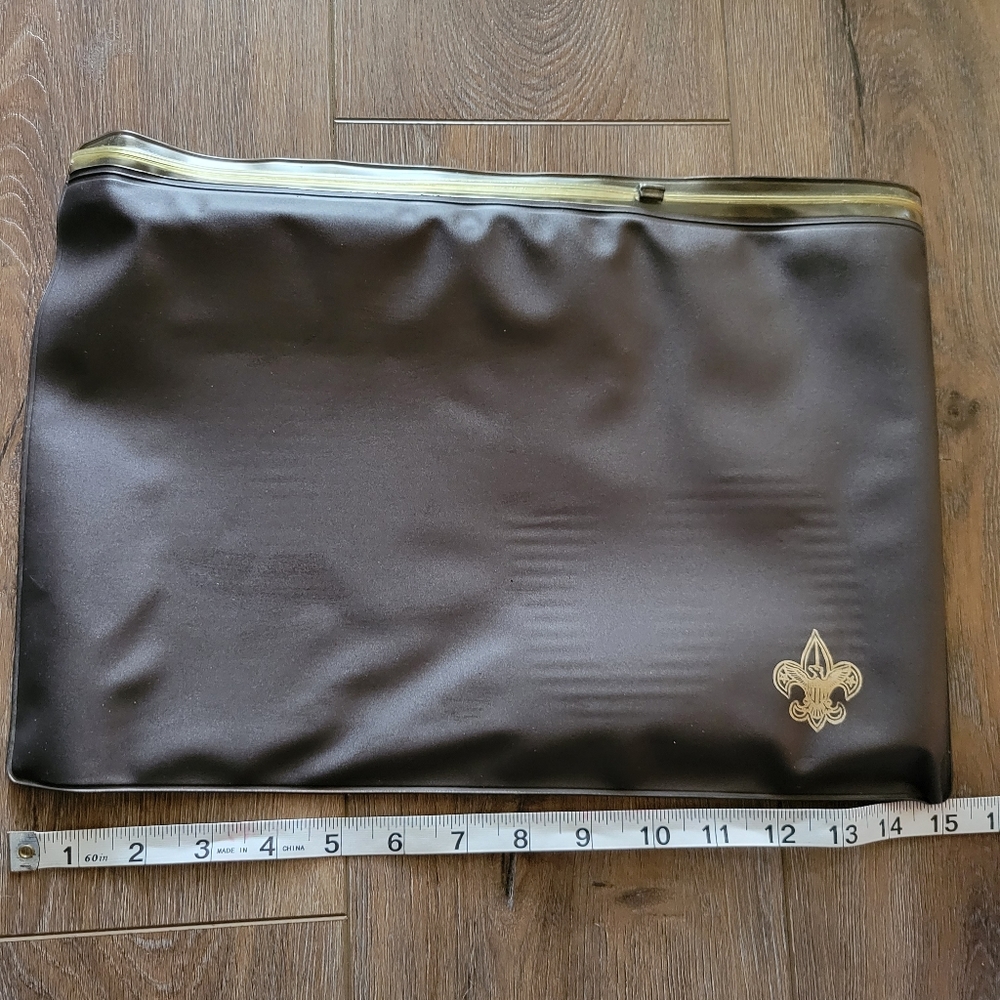 Vintage Boy Scout Vinyl Pouch for keeping paperwork